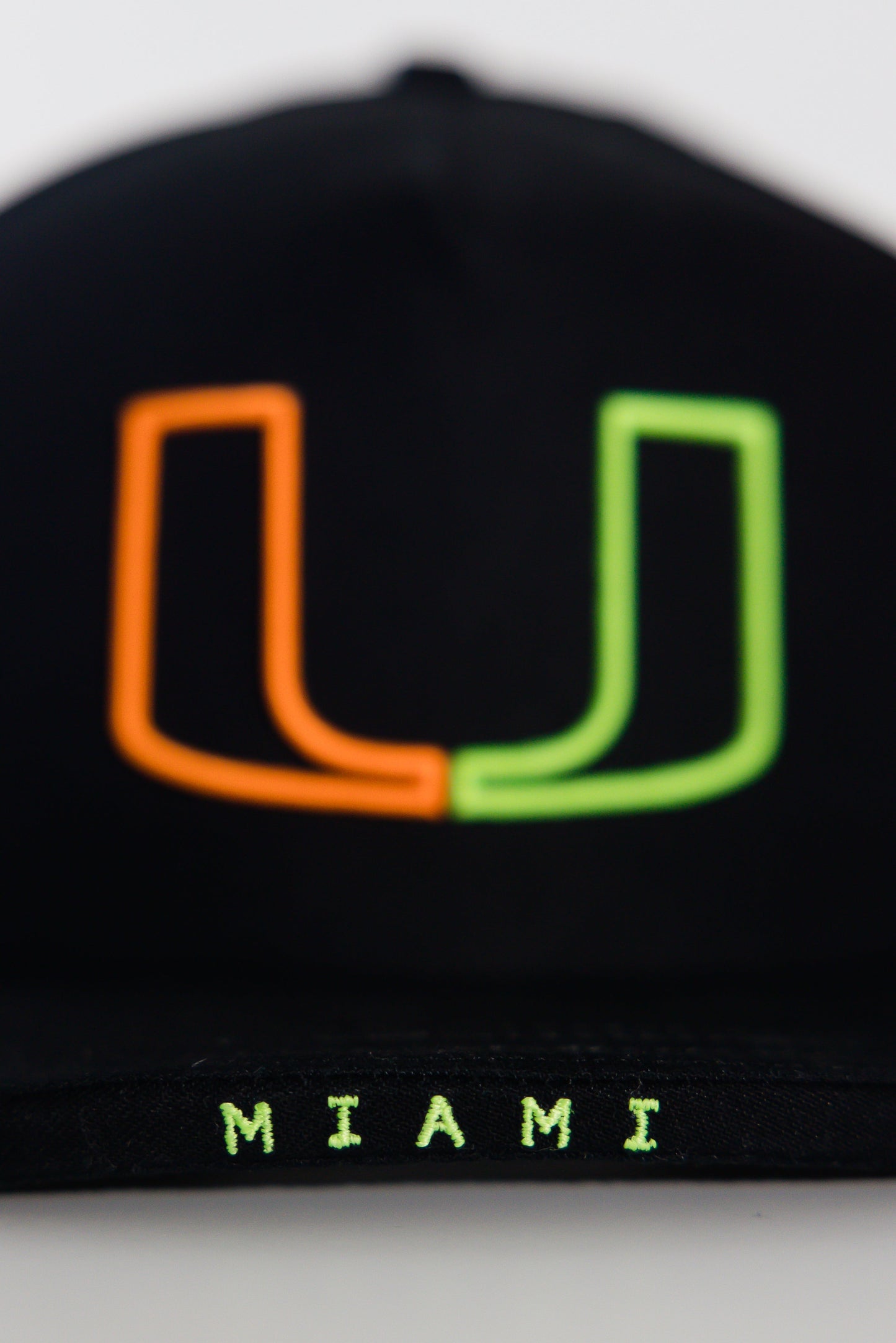 Miami Hurricanes Miami Nights, Black - Bill Hat