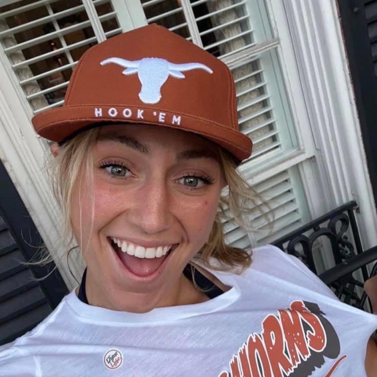 Texas Hook 'Em, Burnt Orange - Bill Hat