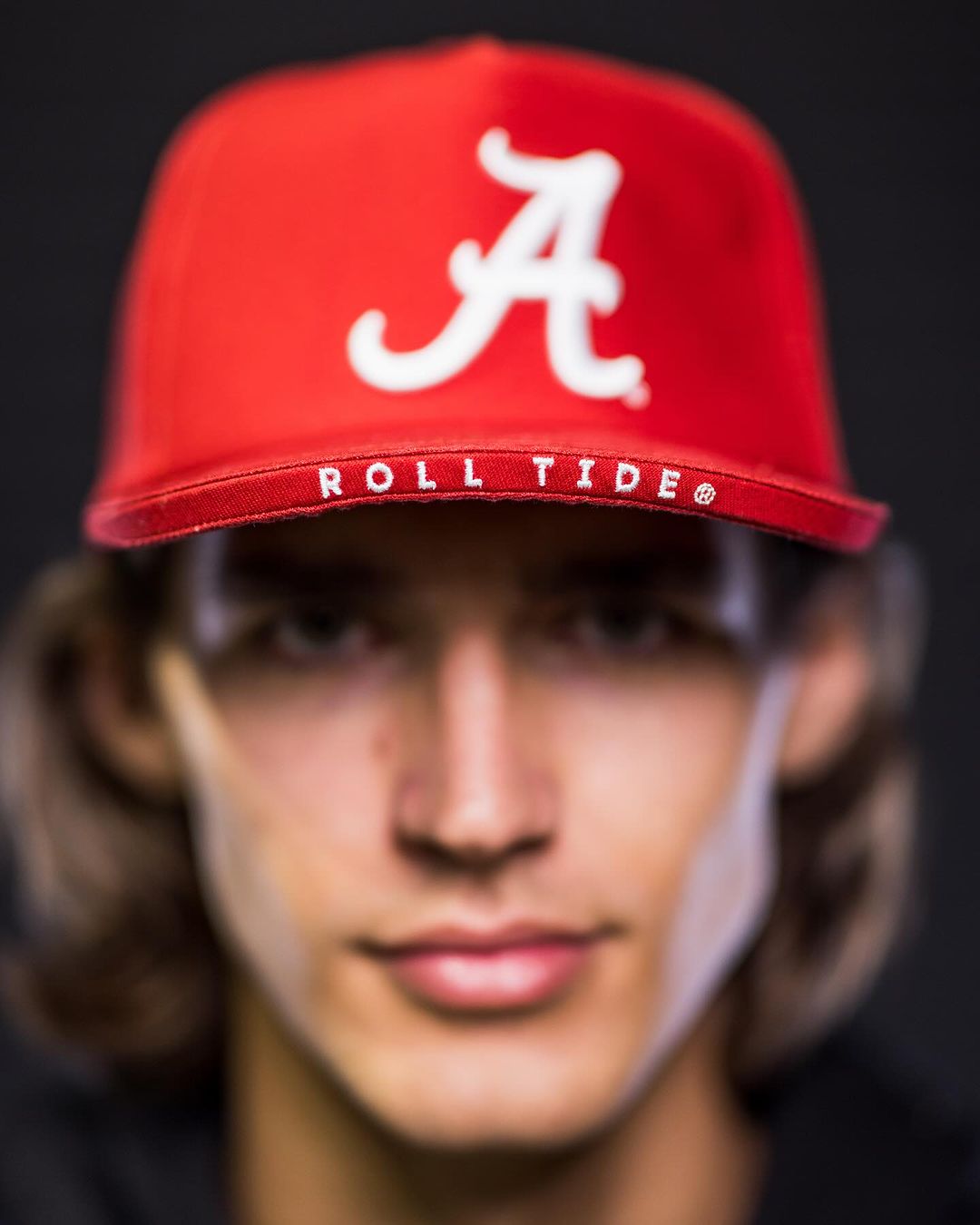 Alabama Roll Tide, Crimson Red - Bill Hat