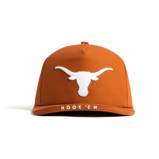 Texas Hook 'Em, Burnt Orange - Bill Hat