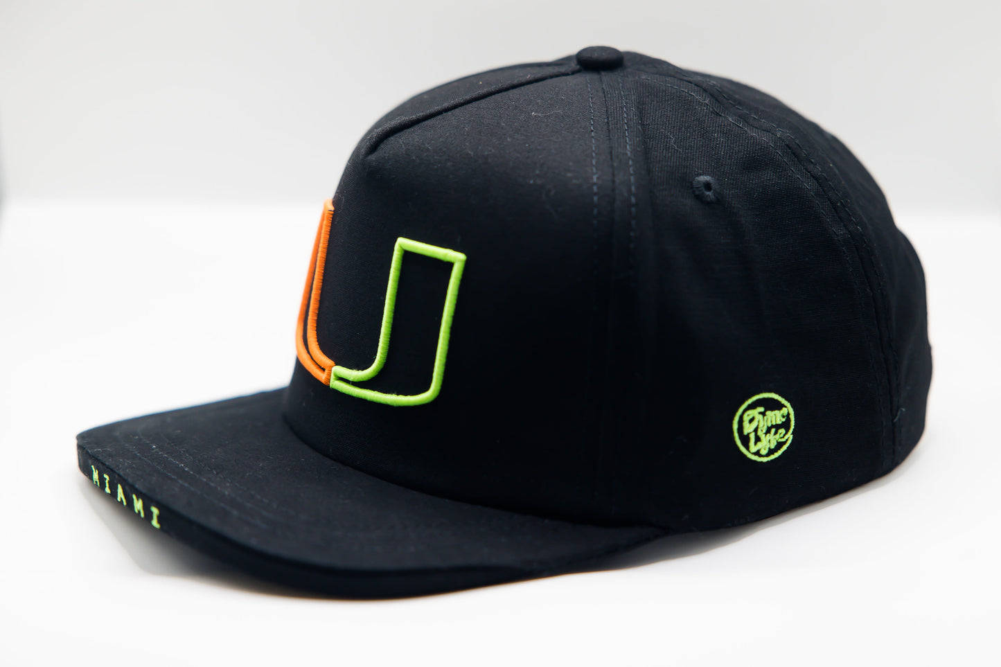 Miami Hurricanes Miami Nights, Black - Bill Hat