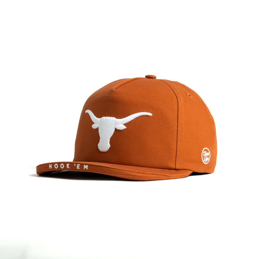 Texas Hook 'Em, Burnt Orange - Bill Hat